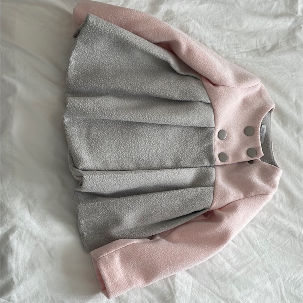 Pink and Gray Baby Coat